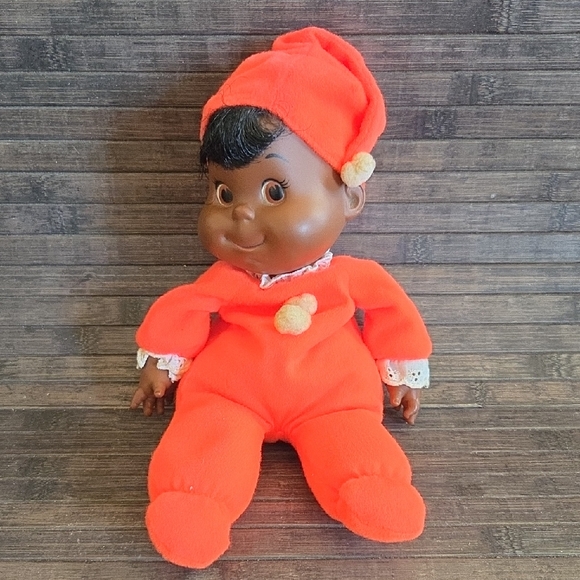 Vintage Mattel African American Baby Beans Doll - Picture 1 of 7